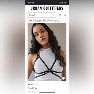 Urban outfitters body harness